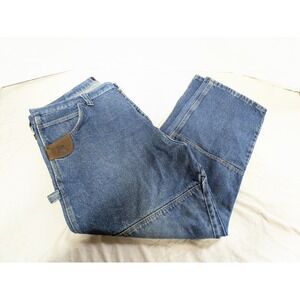 Wrangler Riggs Dura Shield Double Knee Work Carpenter Jeans Medium Wash 42x30